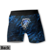 Wiggle My Worm And Bam She's On It - Personalized Fishing Men Boxer Briefs
