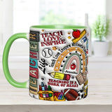 Teach Love Inspire - Personalized Teacher Accent Mug