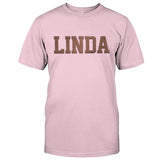 Custom Name - Personalized Bestie Embroidered T-shirt