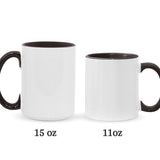 There Is A Party In My Mouth - Personalized Couple Accent Mug