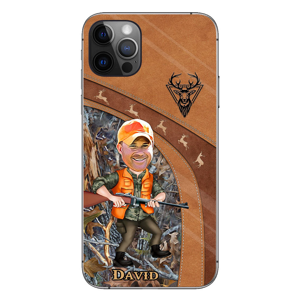 Photo Inserted Funny Hunting - Personalized Hunting Phone Case