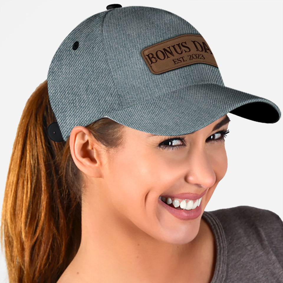 Bonus Dad - Gift for step dad - Personalized Classic Cap