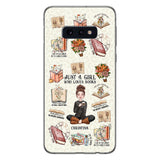 Just A Girl Who Loves Books - Personalized Book Phone Case