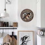Till The End Of Time & Forever More - Personalized Husband And Wife Wall Clock