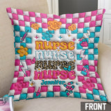 Nurse Life - Personalized Nurse Throw Pillow