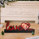 Love 2024 - Personalized Couple 1 Layered Big Freestanding