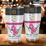 Gobelet anti-cancer du sein « Hope For A Cure » ​​à imprimé pailleté (réf. 0622)