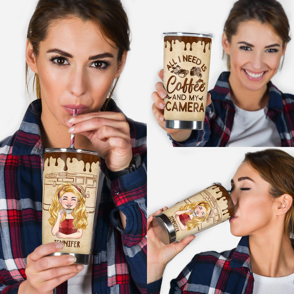 All I Need - Personalized Photography Tumbler