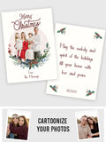 Merry Christmas - Personalized Family Greeting Card