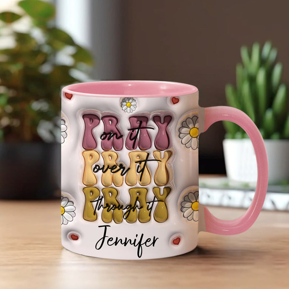 Priez à ce sujet - Mug chrétien personnalisé