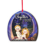 Together Is Our Favorite Place To Be - Personalized Camping Ornament