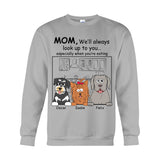 I'll Always Look Up To You - Personalized Dog T-shirt And Hoodie
