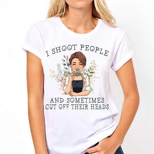 I Shoot People - Personalized Photography T-shirt And Hoodie