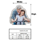 Custom Photo Humanoid - Personalized Grandpa Shaped Pillow