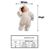 Custom Photo Humanoid - Personalized Newborn Shaped Pillow