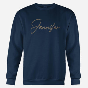 Custom Name - Personalized Grandpa Embroidered Sweater
