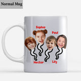 Thanks Mom For Not Swallowing Us - Personalized Mother Mug