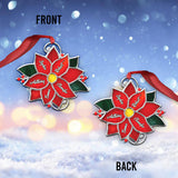 Family Christmas Flower - Personalized Family Ornament