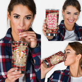 Let's Be Naughty - Personalized Couple Tumbler
