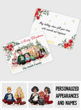 Merry Christmas - Personalized Family Greeting Card
