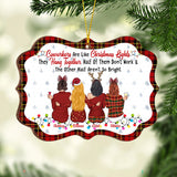 Coworkers Are Like Christmas Lights - Personalized Colleague Ornament