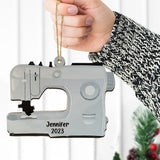 Love Sewing - Personalized Sewing Ornament