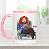 I'm A Hooker On My Spare Time - Personalized Crocheting Accent Mug