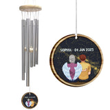 When I Look At The Stars - Personalized Memorial Wind Chime