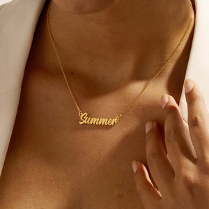 Custom Name - Personalized granddaughter Name Necklace