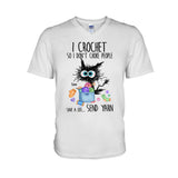 I Crochet So I Don’t Choke People - Personalized Crocheting T-shirt And Hoodie