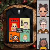 Grandma’s Little cuties - Gift for grandma, aunt - Personalized All Over Shirt