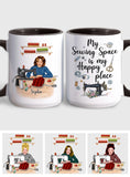 My Sewing Space - Personalized Sewing Accent Mug