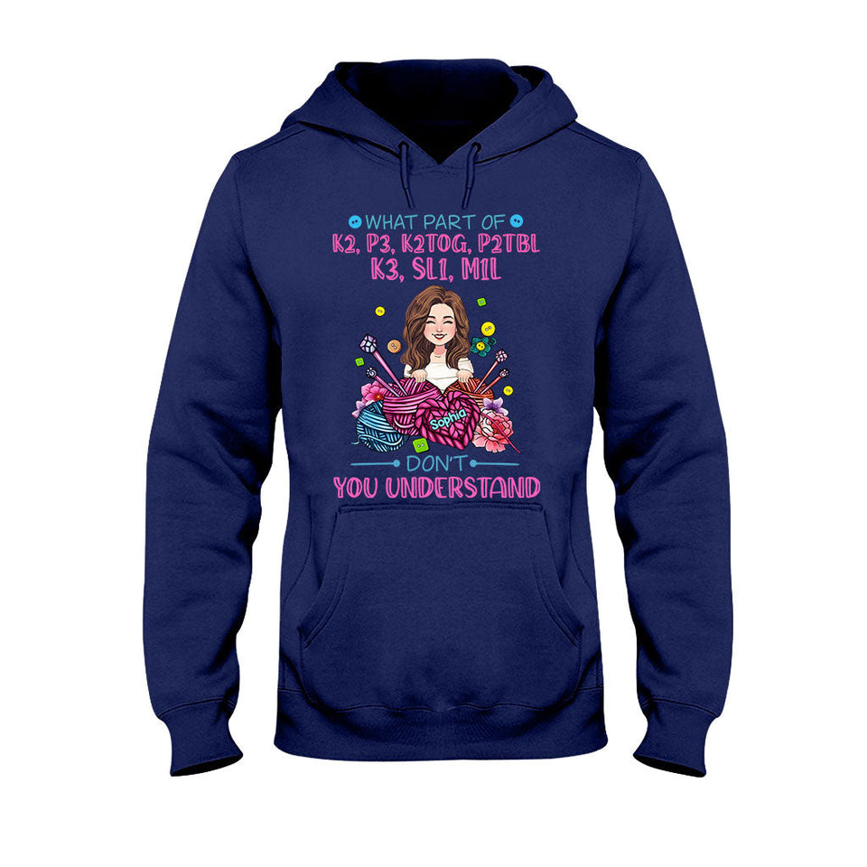 Don't You Understand - Personalized Knitting T-shirt And Hoodie
