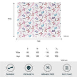 Butterfly Custom Name - Personalized Bestie Blanket