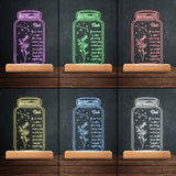 If I Had A Star Birth Flower Zodiac Sign - Gift for mom, grandma, daughter, wife, girlfriend, dad, grandpa, boyfriend, husband - Personalized Shaped Plaque Light Base