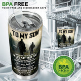 Father And Son Hunting Partners For Life - Personalized Hunting Tumbler