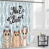 Nice butt - Dog gift for dog lover, cat lover - Personalized Shower Curtain