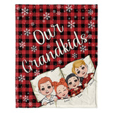 Our Grandkids - Personalized Grandma Blanket