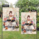 Just One More Chapter - Personalized Book Garden Flag