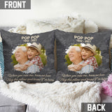Hug This Pillow And Know I'm Here - Personalized Memorial Throw Pillow