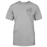 Custom Line Art - Personalized Daughter Embroidered T-shirt
