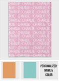 Custom Dog Name Pattern - Personalized Dog Blanket