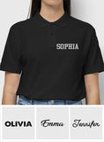 Custom Name - Personalized Mother Embroidered Polo Shirt