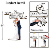Our First Christmas Married - Personalized Husband And Wife Ornament