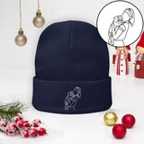 Custom Photo - Personalized Cat Embroidered Beanie