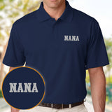 Custom Name - Personalized Grandma Embroidered Polo Shirt
