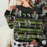 Love Fishing - Personalized Fishing Ugly Sweater