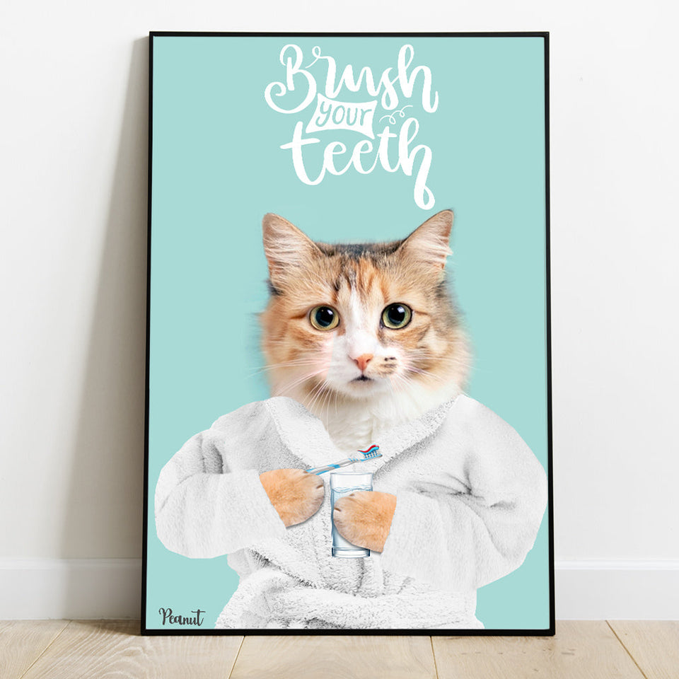 Hello Sweet Cheek - Personalized Dog Canvas And Poster