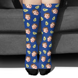 Funny Icon Pattern - Personalized grandson Socks
