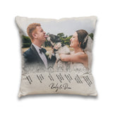 Our Story So Far - Personalized Husband And Wife Throw Pillow